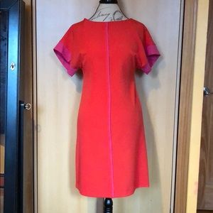 Orange and pink above the knee dress size small
